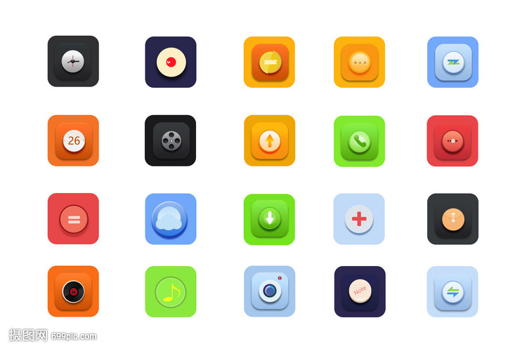 手機(jī)應(yīng)用圖標(biāo) 軟件產(chǎn)品設(shè)計(jì)的關(guān)鍵元素